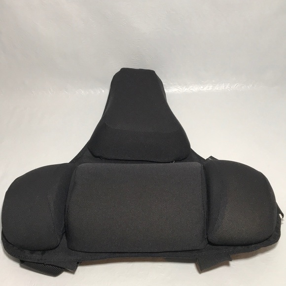 Fellowes Chair 15" Back Support Black Pad Model 80376 Triangle Shape - Picture 1 of 8